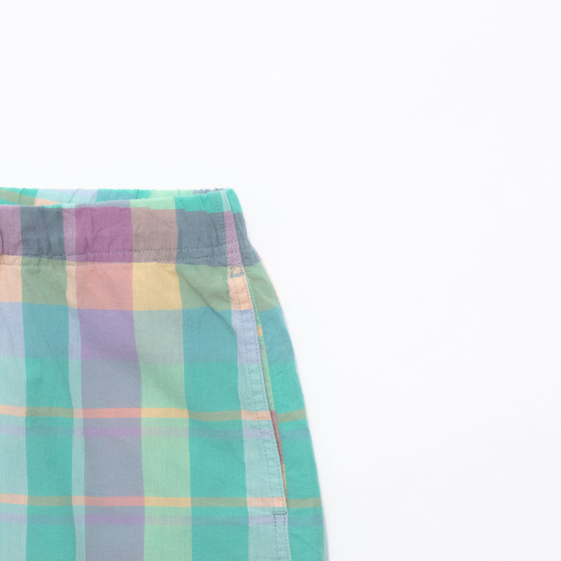 Madras Check Easy Shorts