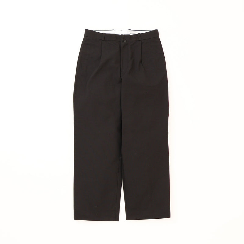 Cotton Duck Tuck Straight Trousers