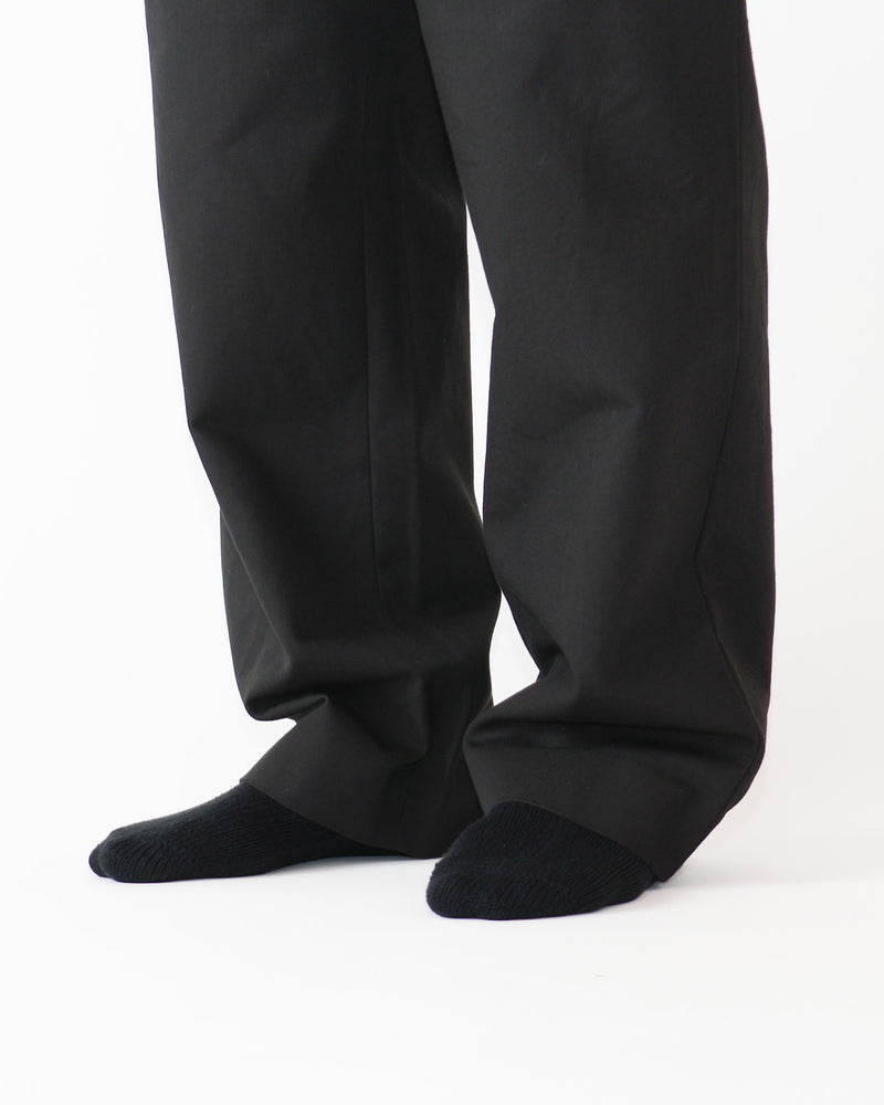 Cotton Duck Tuck Straight Trousers