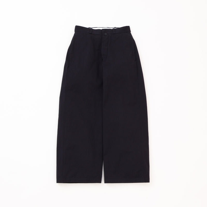Chino Cloth Trousers Wide