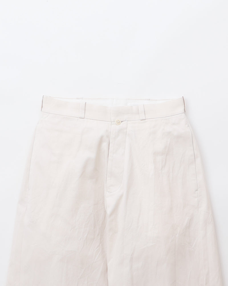 Chino Cloth Trousers Wide