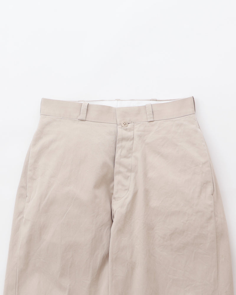 Chino Cloth Trousers Wide