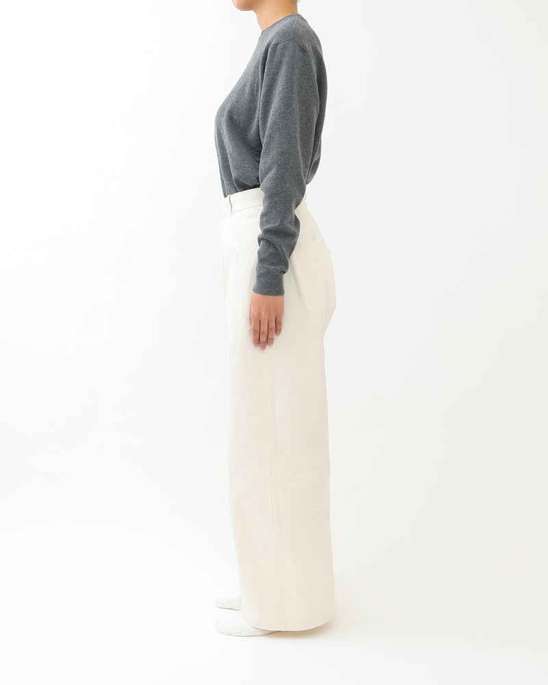 Chino Cloth Trousers Wide