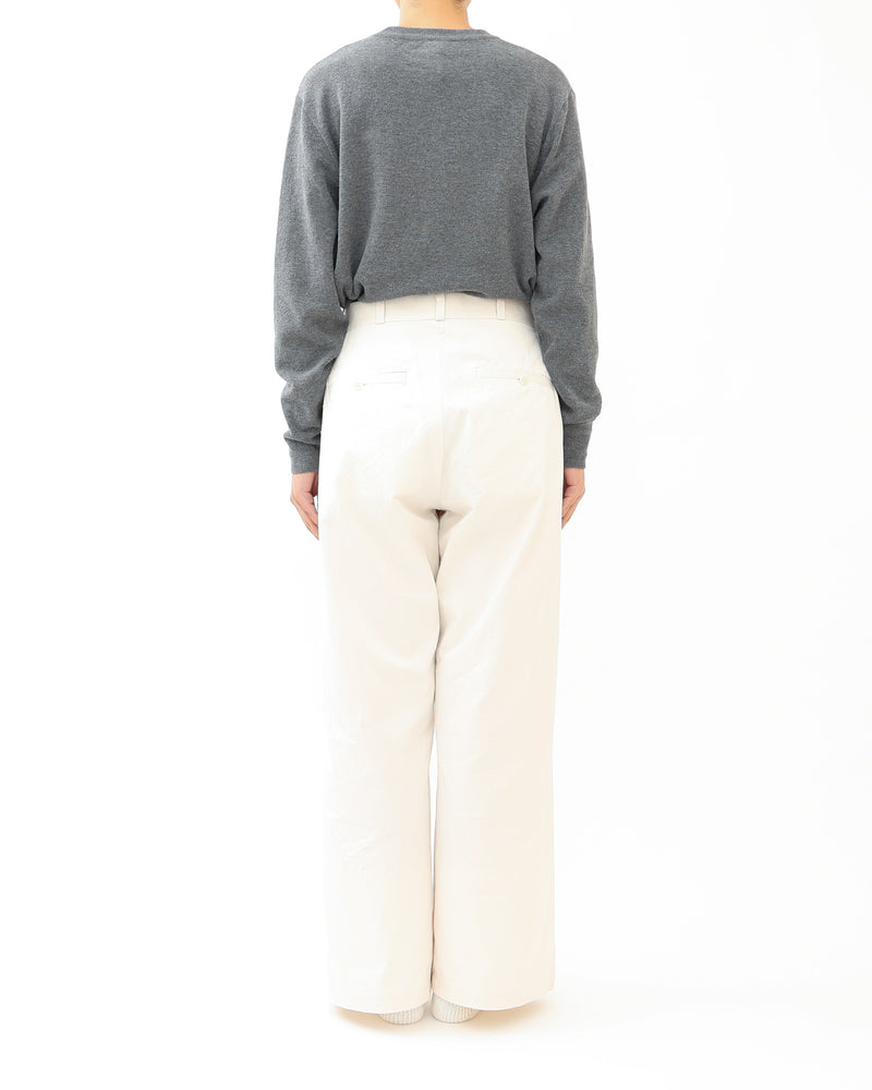 Chino Cloth Trousers Wide