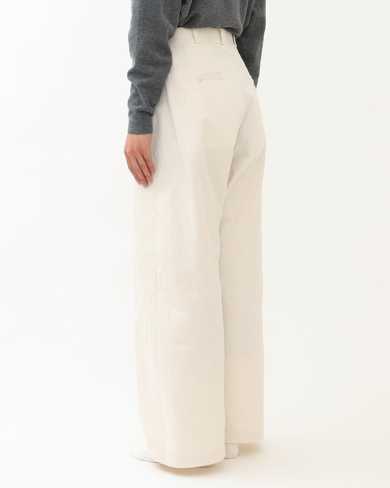 Chino Cloth Trousers Wide