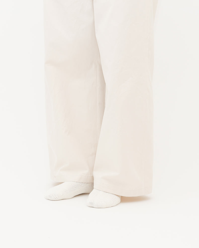 Chino Cloth Trousers Wide