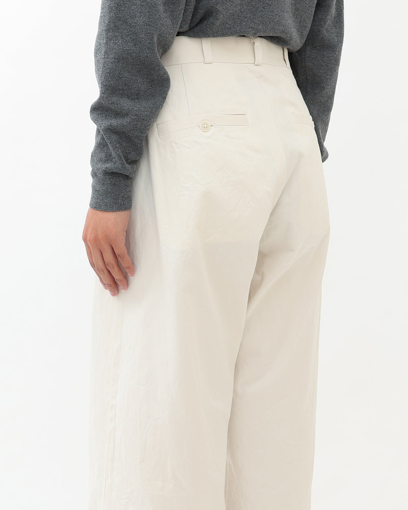 Chino Cloth Trousers Wide