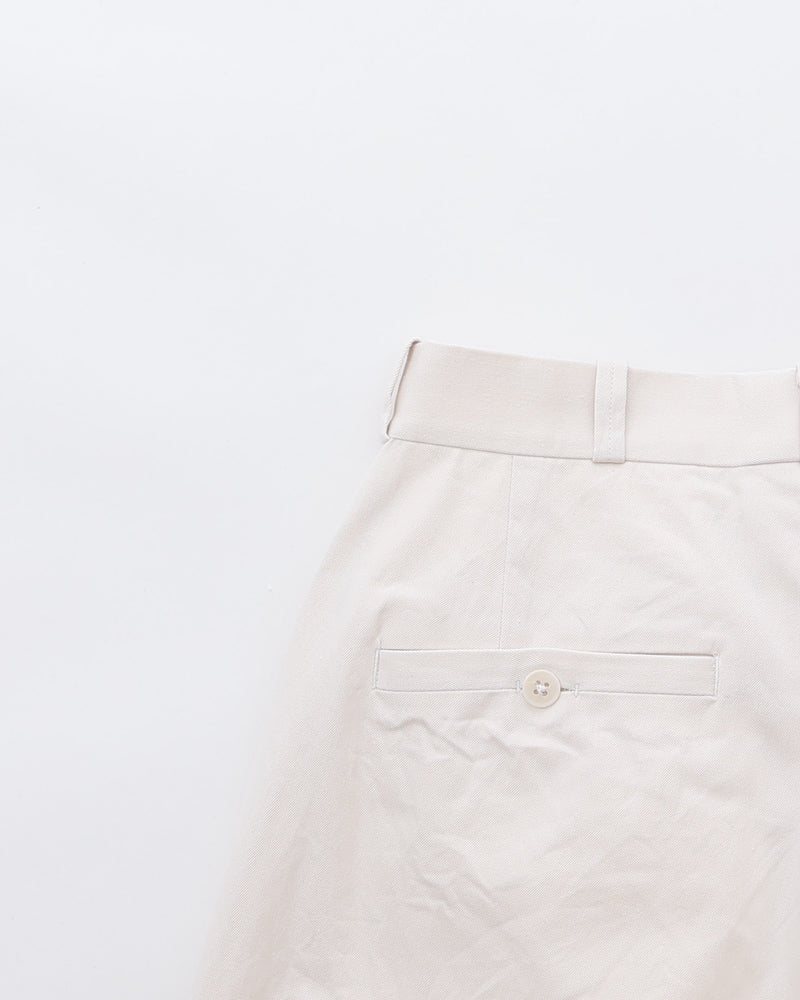 Chino Cloth Trousers Wide