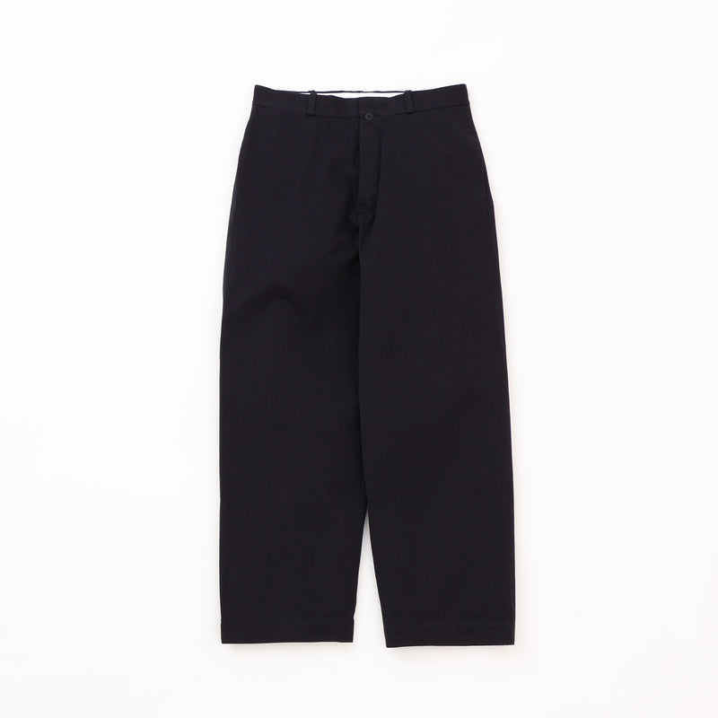 Chino Cloth Trousers Wide Straight