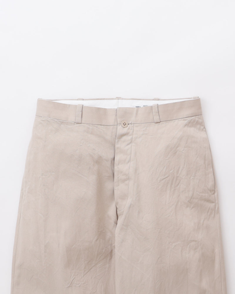 Chino Cloth Trousers Wide Straight