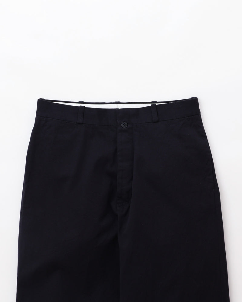 Chino Cloth Trousers Wide Straight