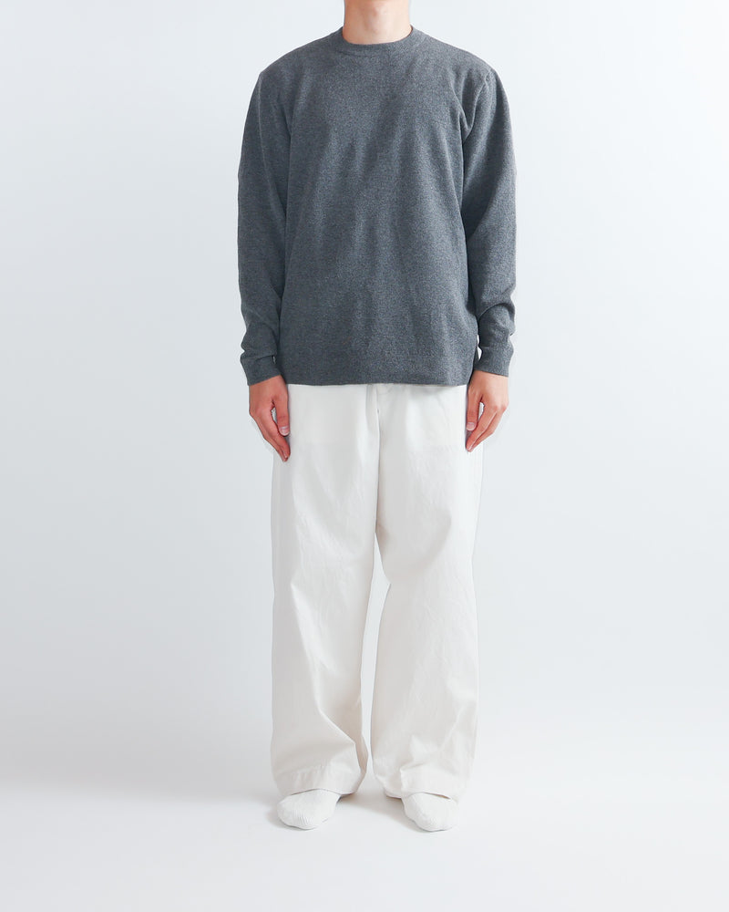 Chino Cloth Trousers Wide Straight