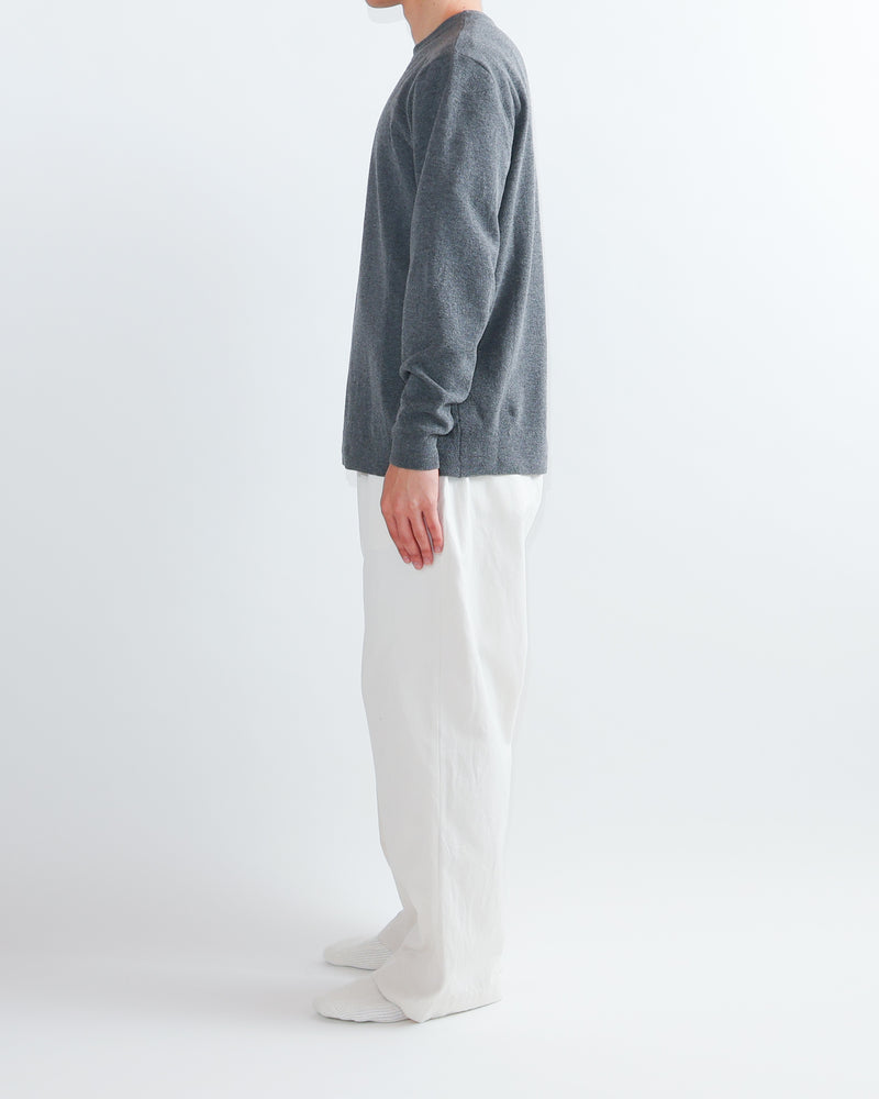 Chino Cloth Trousers Wide Straight