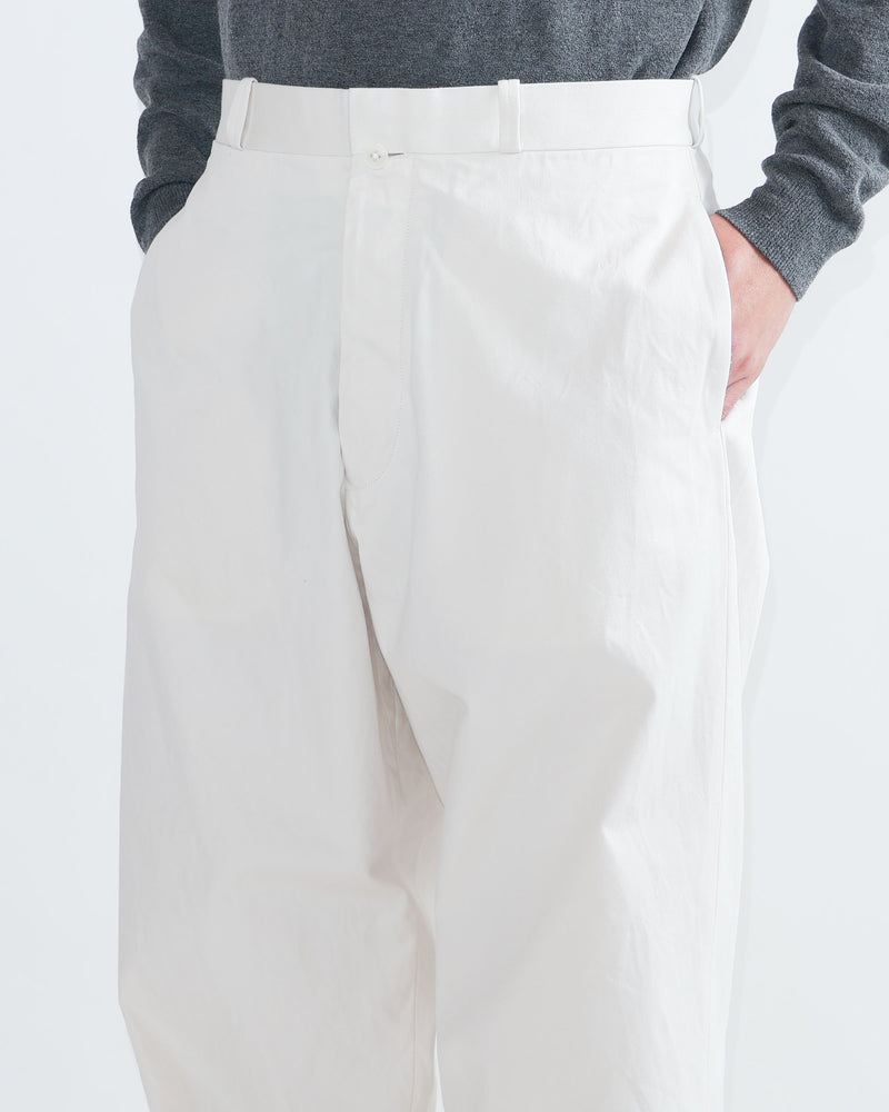 Chino Cloth Trousers Wide Straight