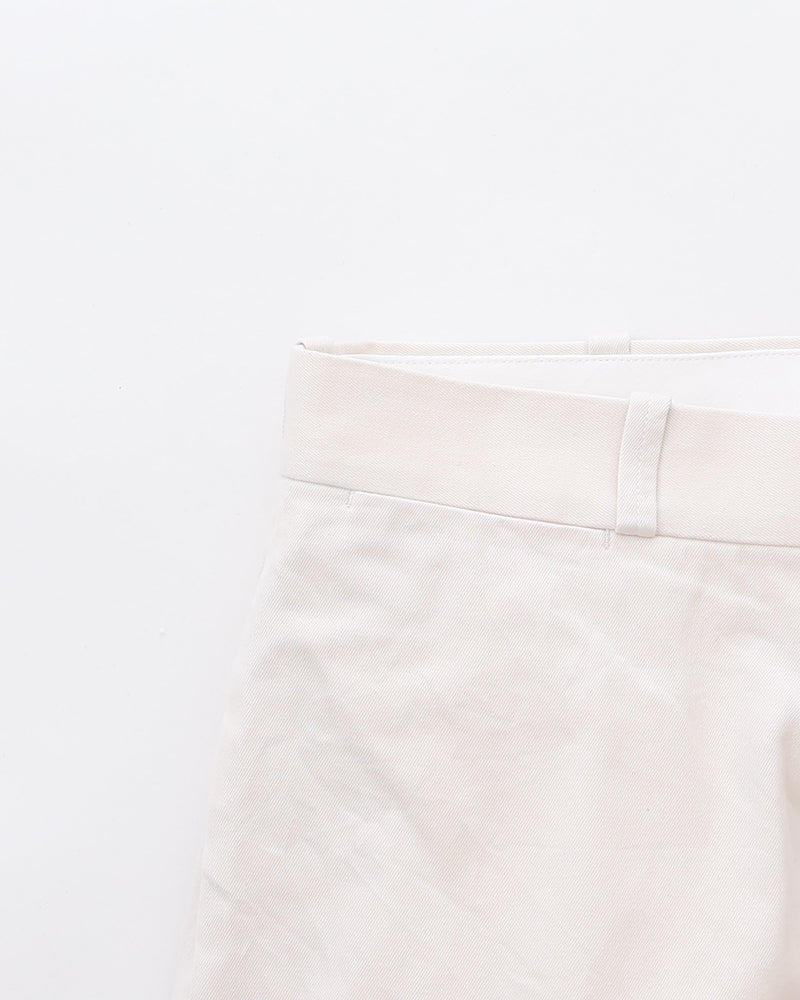 Chino Cloth Trousers Wide Straight