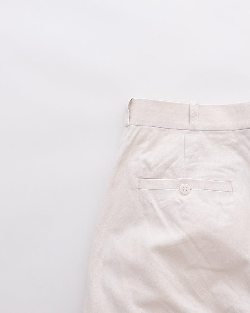 Chino Cloth Trousers Wide Straight