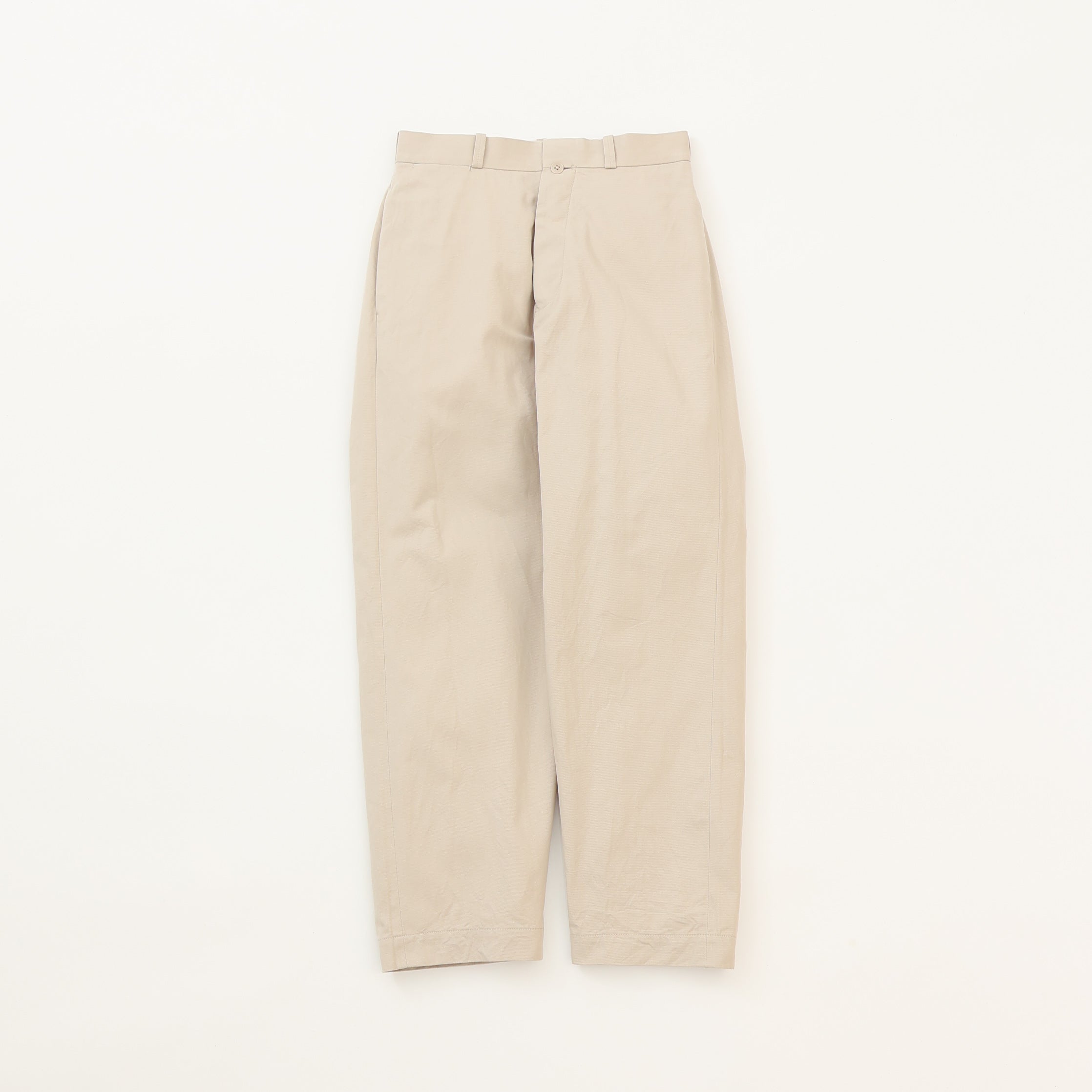 Chino Cloth Trousers Wide Straight – YAECAYA