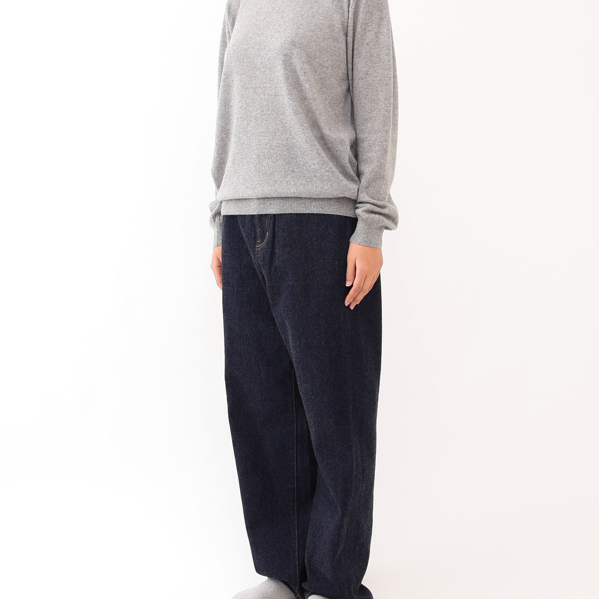 Cashmere 14G Knit - Crew Neck – YAECAYA