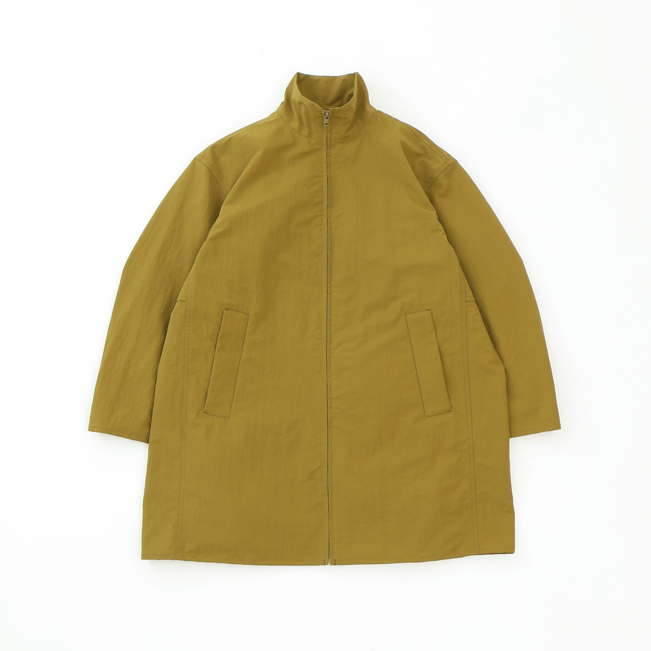 Zip Coat With Stand Collar – YAECAYA