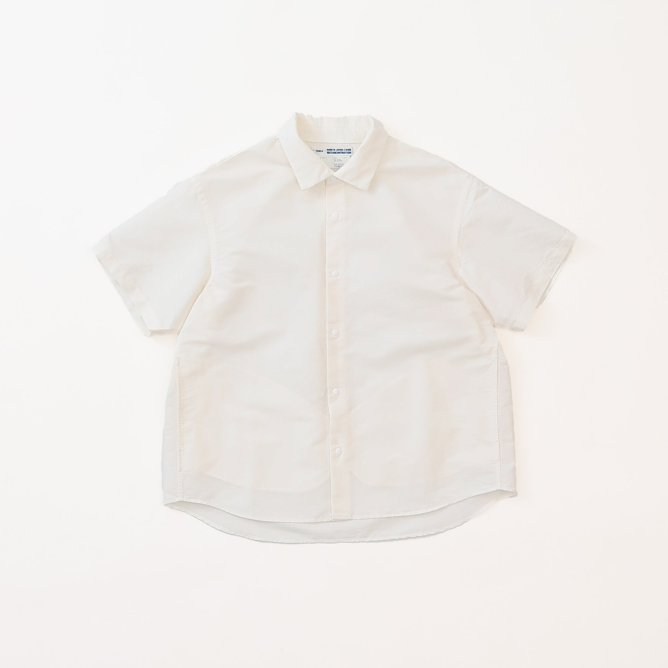 YAECA COMFORT SHIRT EXTRA WIDE 白 サイズM Comfort Shirt Extra Wide Short Sleeve – YAECAYA