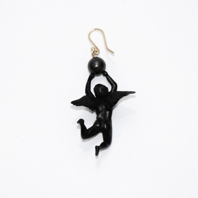Angel Earring With Pearl