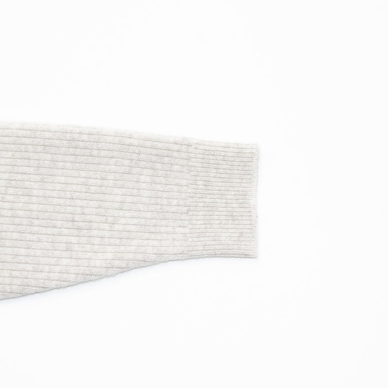 Wool Rib Knit Crew Neck