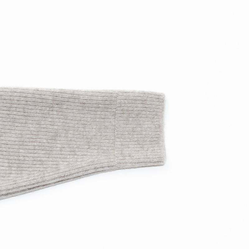 Wool Rib Knit Crew Neck