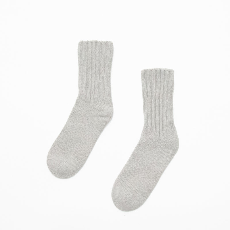 Wool-Like Cotton Rib Sox