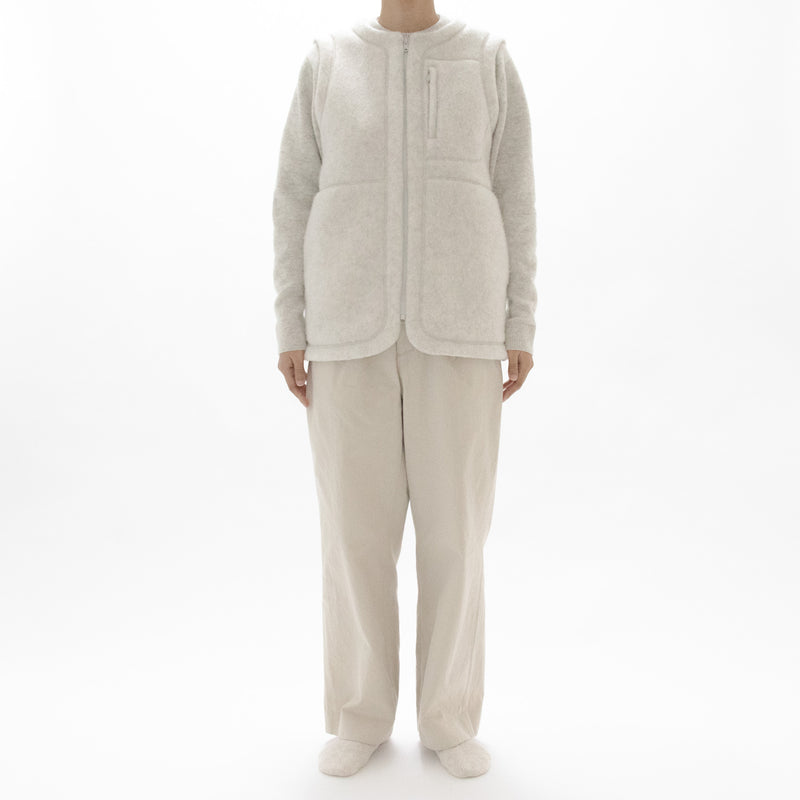 Natural Wool Fleece Liner Vest