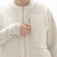 Natural Wool Fleece Liner Vest