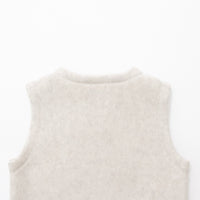 Natural Wool Fleece Liner Vest