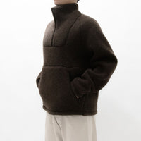 Natural Wool Fleece Pullover