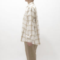 Button Shirt Wide with Flap Pocket