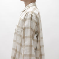 Button Shirt Wide with Flap Pocket