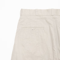 Cotton/Hemp Gabardine Trousers