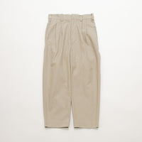 Two Tuck Chino Cloth Trousers