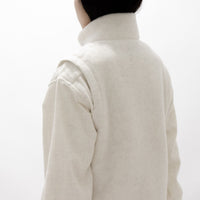 Natural Wool Fleece Vest