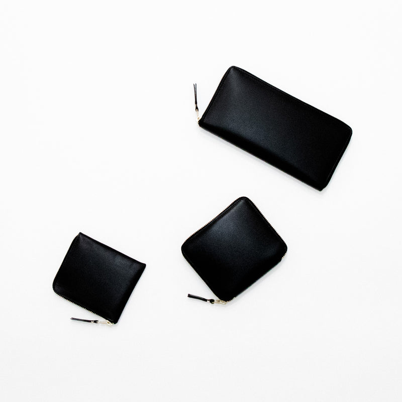 cdg wallet classic leather