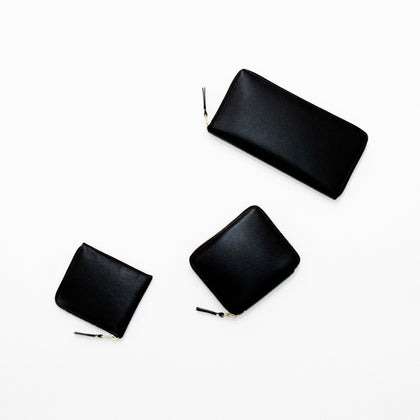 cdg wallet classic leather