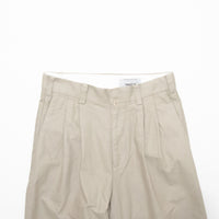Two Tuck Chino Cloth Trousers