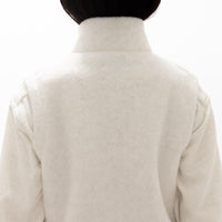 Natural Wool Fleece Vest