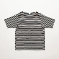 Boat Neck Stripe T-Shirt