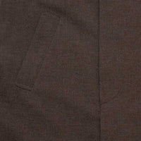 Natural Wool Soutien Collar Coat Long