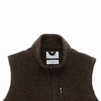 Natural Wool Fleece Vest