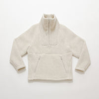 Natural Wool Fleece Pullover