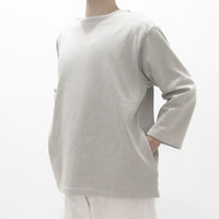 Wool-Like Cotton Basque Shirt with Pocket