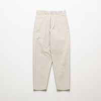 Chino Cloth Trousers Wide Tapered