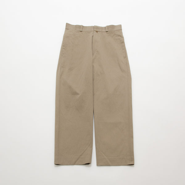 Chino Cloth Trousers Straight