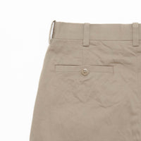Chino Cloth Trousers Piped Stem