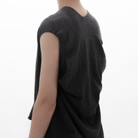 Recycle Cotton Knit Sleeveless Pullover